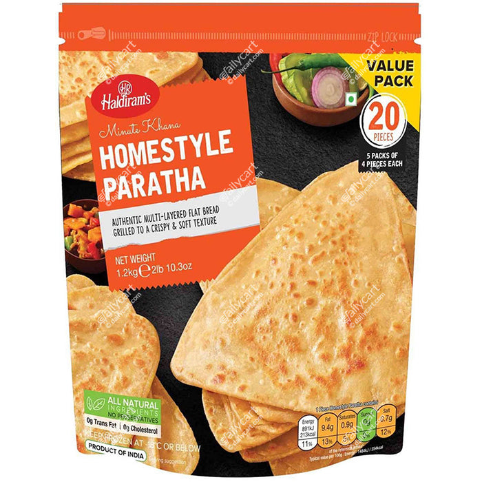 HALDIRAMS HOMESTYLE PARATHA 20 PCS