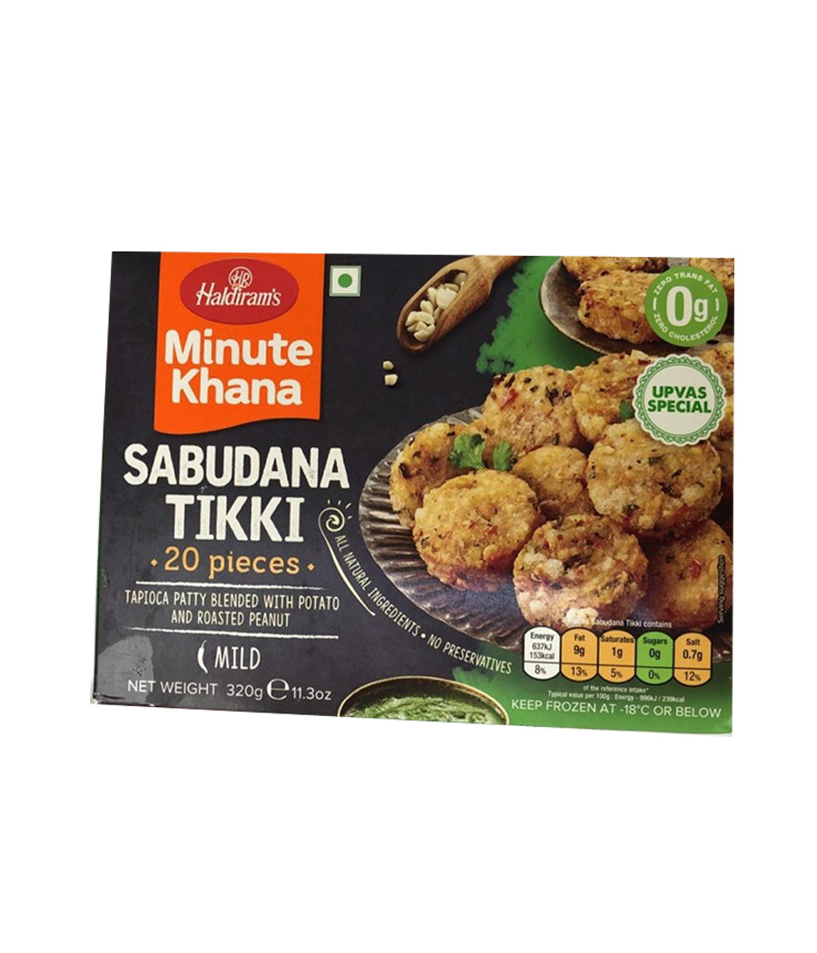 HALDIRAMS SABUDANA TIKKI 320 GM