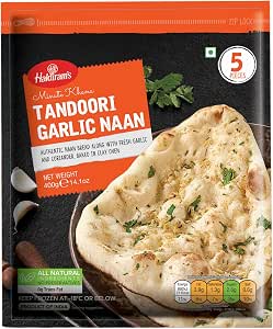 HALDIRAMS TANDOORI GARLIC NAAN 400 GM