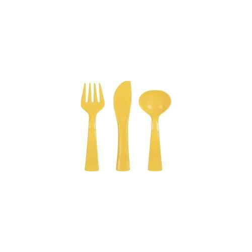 LIFE GOODS PLASTIC MIX CUTLERY HD 24 COUNT