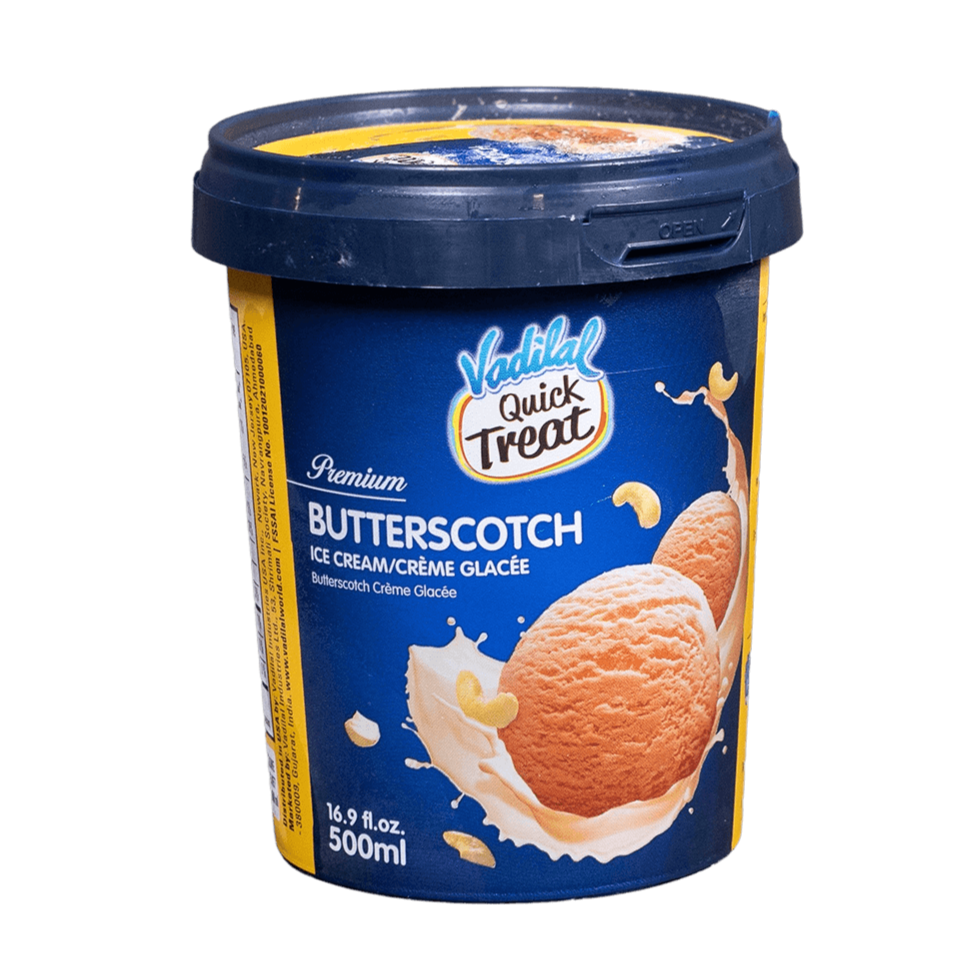 Vadilal Butterscotch Ice Cream 500 ML