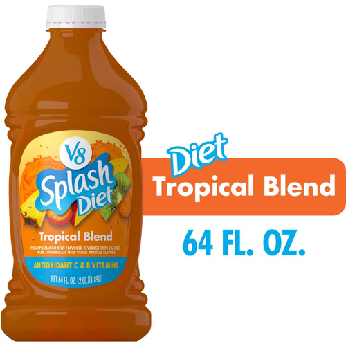 V 8 SPLASH DIET TROP 64 OZ