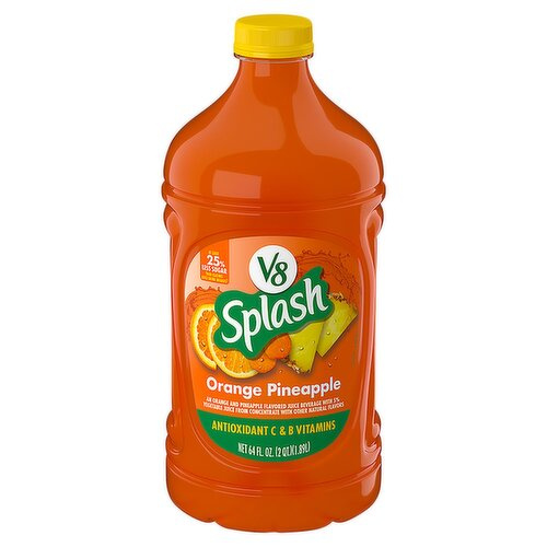 V 8 SPLASH ORANGE/PI 64 OZ