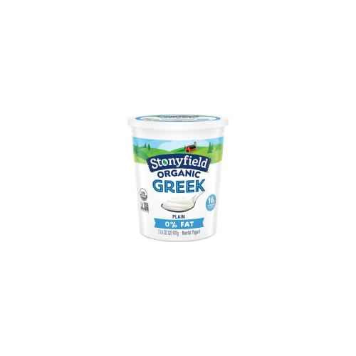STONYFIELD ORGANIC FAT FREE PLAIN YOGURT 32 OZ