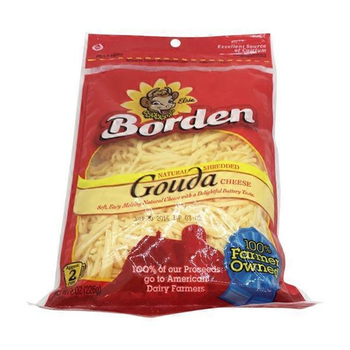 BORDEN GOUDA SHRED 8 OZ