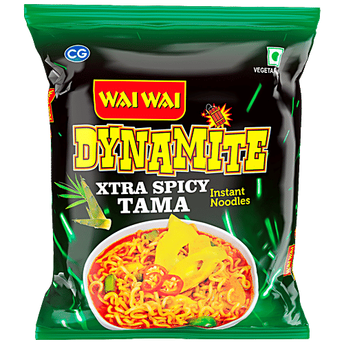 WAI WAI DYNAMITE INST NOODLES EXT SPICY 100 GM