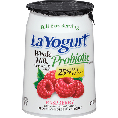 LA YOG WH MILK BLUEB 6 OZ