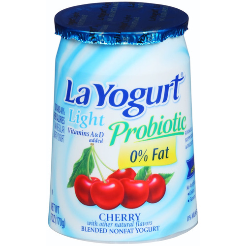 LA YOG PRBIOTC LT CHERRY 6Z 6 OZ