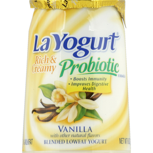 LA YOG PRBIOTC LT VANILA 6Z 6 OZ