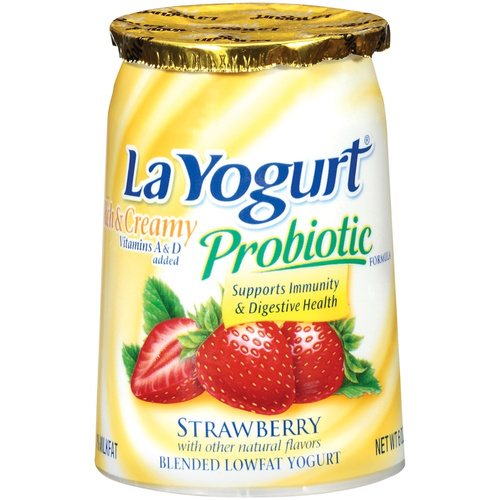 LA YOGURT CREAMY STRAW   6Z 6 OZ