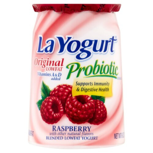 LA YOGURT RASPBERRY      6Z 6 OZ
