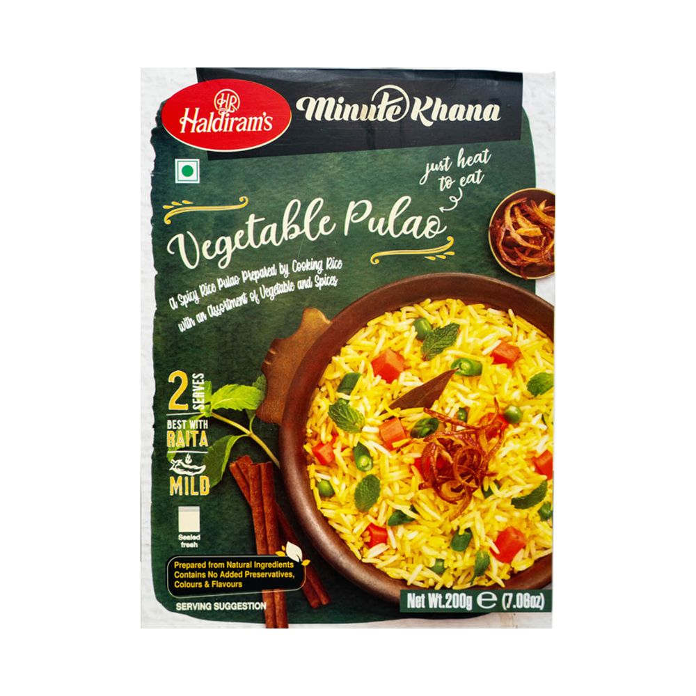 HALDIRAMS VEGETABLE PULAO 200 GM