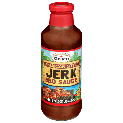GRACE JERK BBQ SAUCE 16 OZ