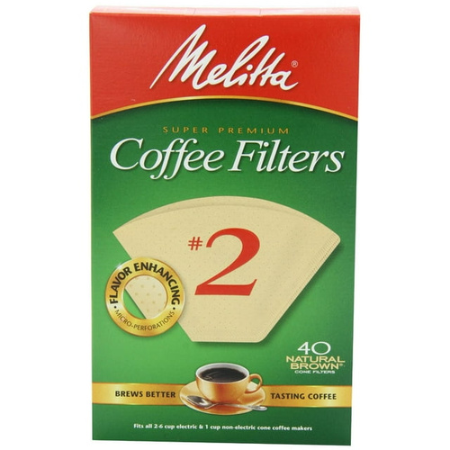 MELITTA #2 CONE FILT 40 COUNT