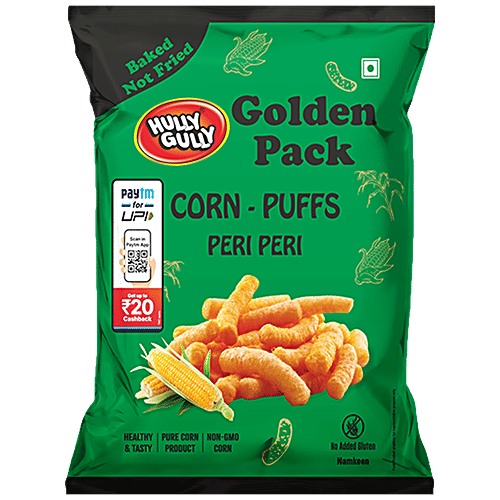 HULLY GULLY CORN PUFF PERI PERI 120 GM