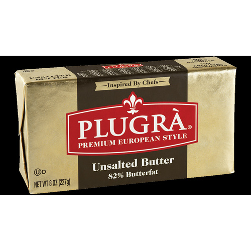 PLUGRA UNSALT BUTTER 8 OZ