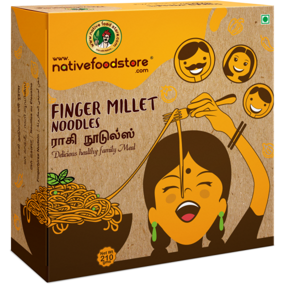 NATIVE FS FINGER MLLET NOODLES 210 GM