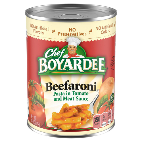 CB BEEFARONI 15 OZ