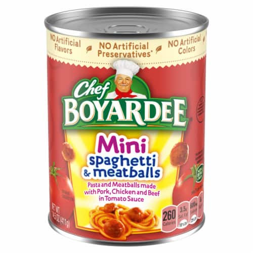 CB MINI SPAG/MEATBAL 14 OZ