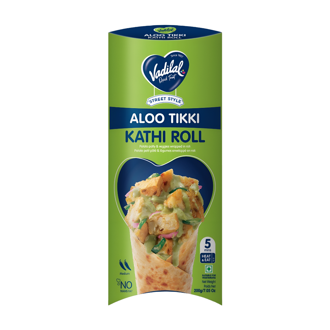 Vadilal Vadilal Aloo Tikki Kathi Roll 200 GM