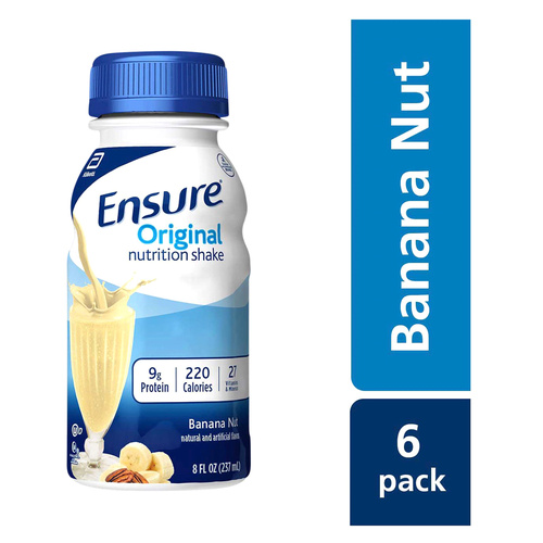 ENSURE BANANA NUT 6P 8 OZ