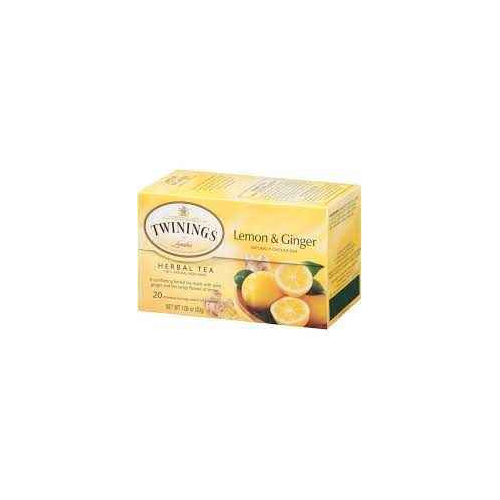 TWININGS LEMON & GINGER TEA 0.07 Lbs