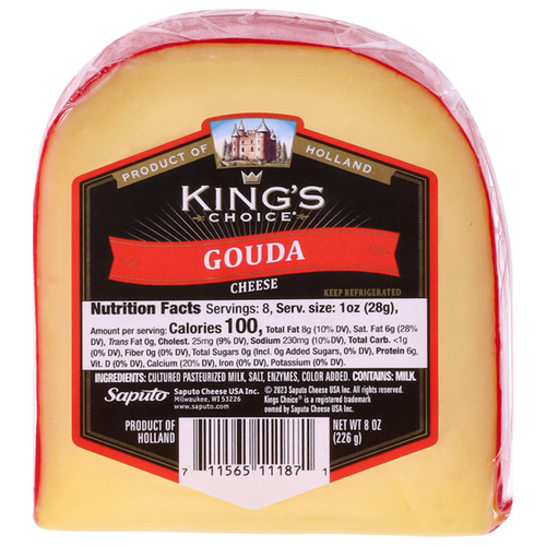 KING CHOICE GOUDA WE 8 OZ
