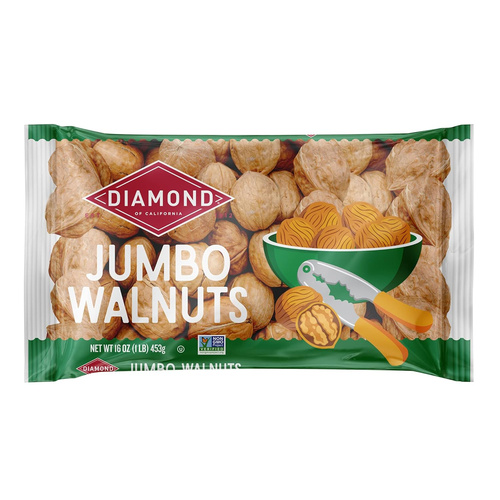 DIAMOND JUMBO WALNUT 16 OZ