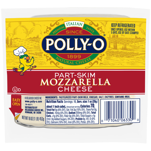POLLY O PS MOZZARELLA   16Z 16 OZ