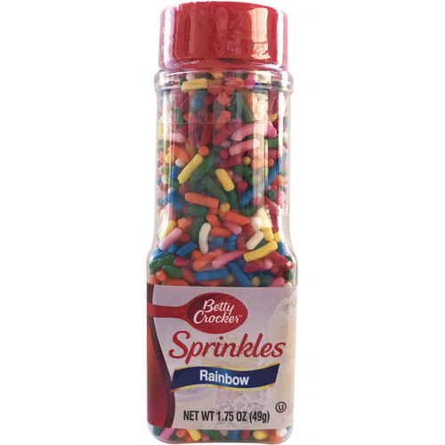 BETTY CROCKER SPRINKLES RAINBOW 1.75 OZ