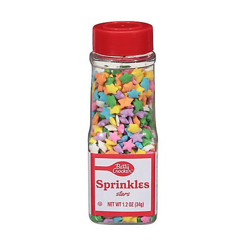 BETTY CROCKER SPRINKLES STARS 1.25 OZ