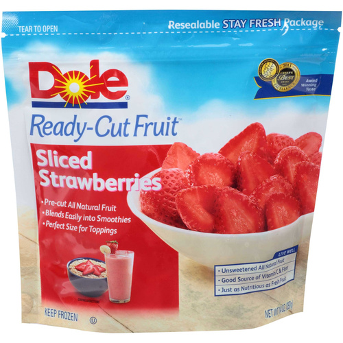 DOLE SLICED STRAWBER 14 OZ