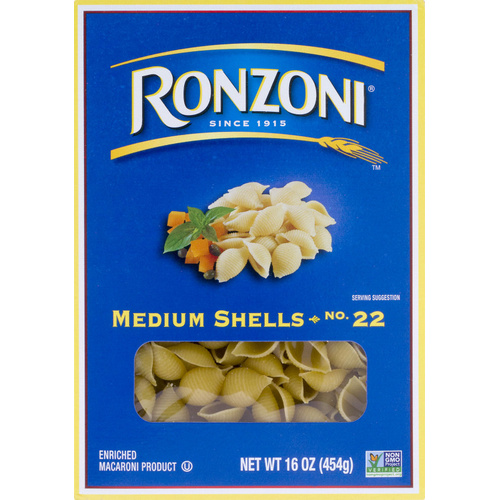 RONZONI #22 MED SHEL 16 OZ