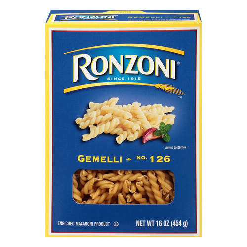 RONZONI #126 GEMELLI 16 OZ