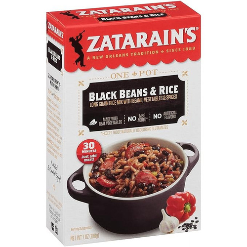 ZATARAIN BLACK BEAN& 7 OZ