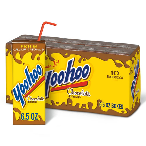 YOO HOO STRAW BOX 10 6.5 OZ