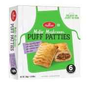 MATAR MUSHROOM PUFF PATTIES HALDIRAM 6 Pack