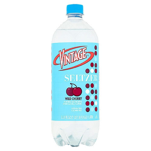 VINTAGE SELZR CHERRY 1 LTR