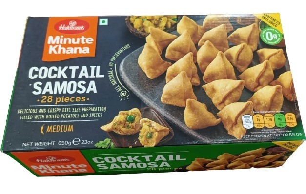 Hld. Cocktail Samosa  650 GM