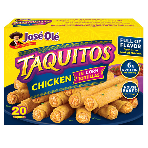 JOSE OLE CHICKEN TAQUITOS 20 OZ