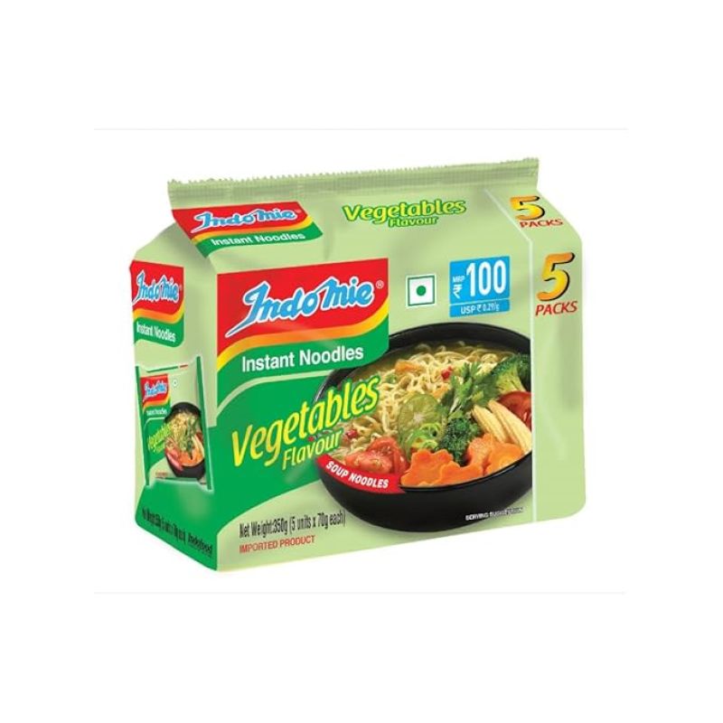 Indomie Vegetable Instant Noodles 5 PACK