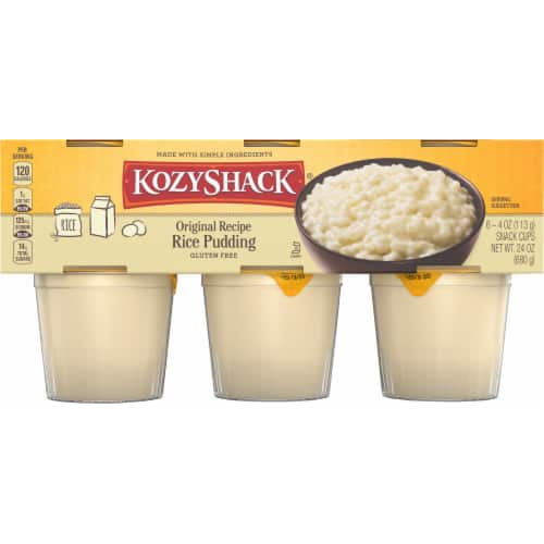 KOZY SHAK RICE PUD 6P    4Z 4 OZ