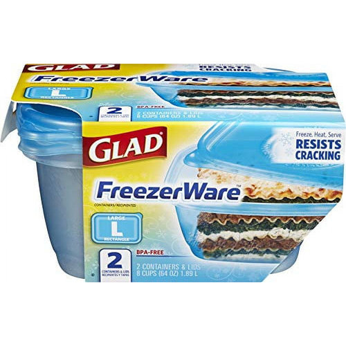 GLAD FREEZERWARE L 2 COUNT