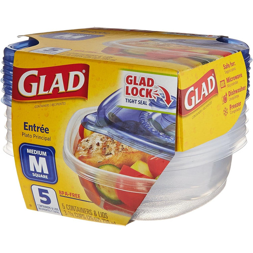 GLADWARE ENTREE M 5 COUNT