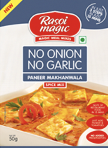 Rasoi Magic No Onion No Garlic Paneer Makhanwala Mix 50 GM