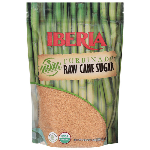 IBERIA ORGANIC RAW CAN SUGAR 24 OZ