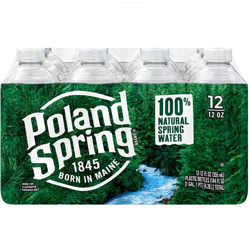 POLAND SPRNG WATER 12P 144 OZ