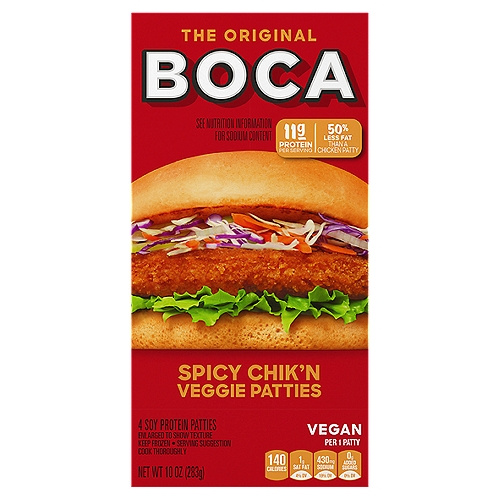 BOCA SPICY CHICK N P 10 OZ