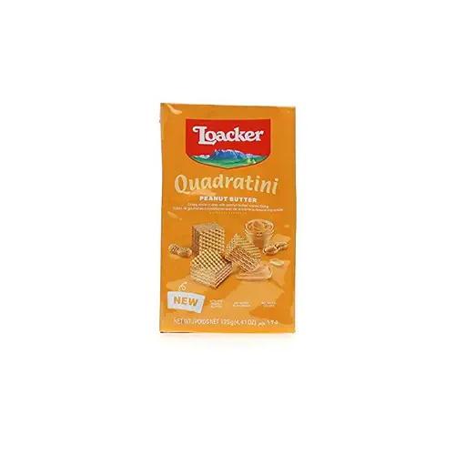 QUADRATINI PEANUT BUTTER 125 GM