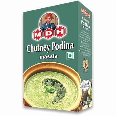 MDH CHUTNEY PODINA MASALA  100 GM